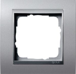 Gira Abdeckrahmen 1-fach EVENT alu Einsatz alu 021136 – Bild 1
