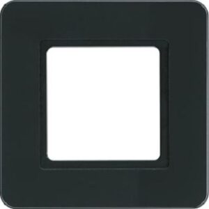 Berker Rahmen 1-fach glas-sw LED-Beleuchtung 10116176 – Bild 1