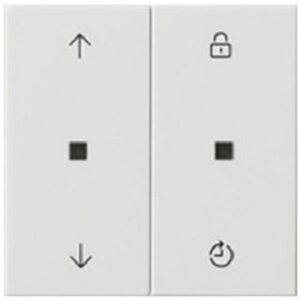 Gira S3000 Bedienaufsatz Memory System 55 Reinweiss glänzend 536303 – Bild 1