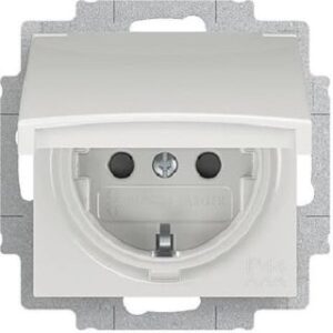 Busch-Jaeger SCHUKO Steckdosen-Einsatz mit Klappdeckel 20EUCKBD-914 – Bild 1