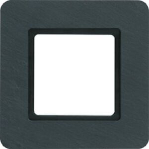 Berker Rahmen 1-fach schiefer-anth LED-Beleuchtung 10116130 – Bild 1