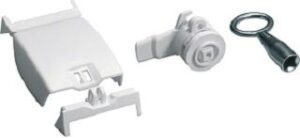 Hager Plombierdeckel m.Schliessung univers Vierkant FZ821N – Bild 1