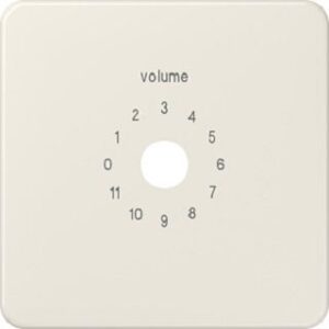 Jung Abdeckung für Lautstärkeregler ST550 weiss 594-8 – Bild 1