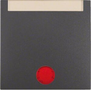 Berker Wippe anthrazit mit 5 beilieg.Linsen 16281606 – Bild 1