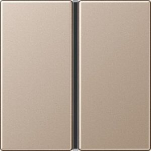 Jung Tastensatz komplett 1-fach zum Aufklipsen champagner A401TSACH – Bild 1