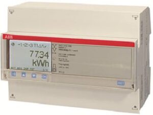 ABB Drehstromzähler 3-phasig silber RS-485 ModBus A43312-100 – Bild 1