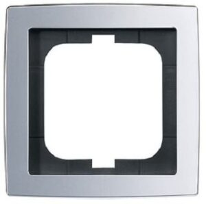 Busch-Jaeger Rahmen 1-fach solo chrom matt 1721-80 – Bild 1