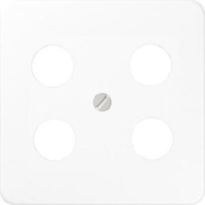 Jung Abdeckung für 4-L.SAT-TV-Std. CD500 Hirschmann alpinweiss CD561-4SAT1WW – Bild 1