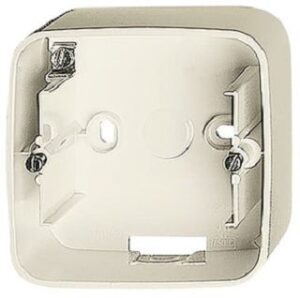 Busch-Jaeger Gehäuse AP Bodenplatte 1-fach Duro 2000 SI weiss 1701-212 – Bild 1