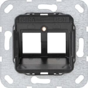 Gira Modular Jack MJ-1 2-fach Tragring 560100 – Bild 1