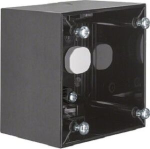 Berker Aufbau-Gehäuse schwarz glänzend 1-fach hohe Ausführung 911512520 – Bild 1