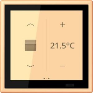 Jung KNX Raumcontroller LS TOUCH Serie LS, terre sienne claire 59 LC459D1S258 – Bild 1
