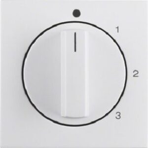 Berker Zentralstück mit Drehknopf 3S S.1 polarweiß 1096898900 – Bild 1