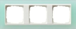 Gira Abdeckrahmen 3-fach Event opak mint Einsatz reinweiss 0213395 – Bild 1