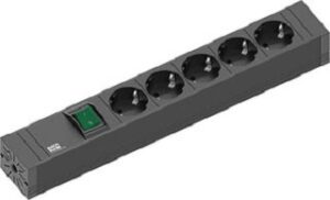 Bachmann Steckdosenleiste Connect Line 5xSch utzkontaktsteckdose, mit Schalter, 420.0013 – Bild 1