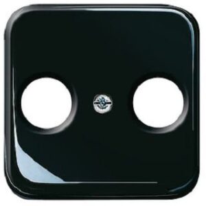 Busch-Jaeger Zentralscheibe Antenne Radio TV Reflex SI schwarz 2531-215 – Bild 1