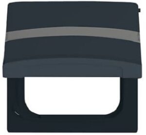 Busch-Jaeger Zwischenring mit Beschriftungsfeld IP44 Allwetter anthrazit 2118GKN-35 – Bild 1