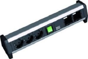 Bachmann Steckdosenleiste DESK 1xSchalter 3xSchuko 2xABD GST1 902.018 – Bild 1