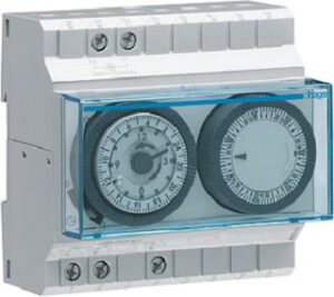 Hager Anal.Tages/Wochenschaltuhr 1W 16A 230V AC 50Hz 5PLE m.Gangreserve EH191 – Bild 1