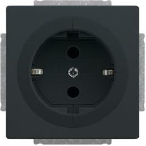 Busch-Jaeger Objektsteckdose 16A erhöhter Berührungsschutz future linear anthrazit 20EUAB-81 – Bild 1