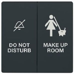 Busch-Jaeger Wippe mit Aufdruck DND/MUR future linear anthrazit 1785/11-81 – Bild 1