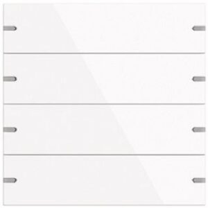 Gira Wippenset 4-fach Tastensor 4 TS4 Reinweiß lackiert 5024903 – Bild 1