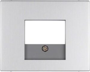 Berker Zentralstück aluminium mit TAE-Ausschnitt 10357003 – Bild 1