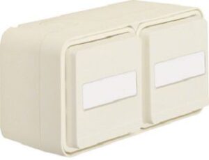 Berker SCHUKO-Doppelsteckdose polarweiß 47753532 – Bild 1