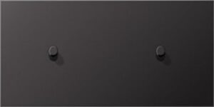 Jung Abdeckung 2fach waag. mit 1+1 Kipphebeln AL12-200DR01 – Bild 1