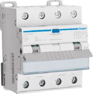 Hager FI-LS 4P 10kA C-16A 300mA Typ A AFX466D – Bild 1