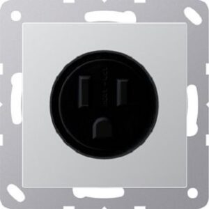 Jung Steckdose NEMA 15A US-Norm UP aluminium A521-15AL – Bild 1