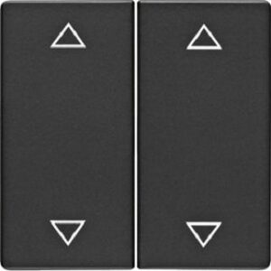 Berker Wippe anthrazit samt mit Aufdruck Pfeile 16446086 – Bild 1
