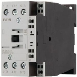 Eaton Leistungsschütz, 3-polig, 380 V 400 V 11 kW, 1 Ö, RDC 24: 24 - 27 V DC, DILMC25-01(RDC24) – Bild 1