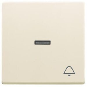 Busch-Jaeger Wippe mit Symbol Klingel solo savanne/elfenbeinweiss 1789KI-82 – Bild 1