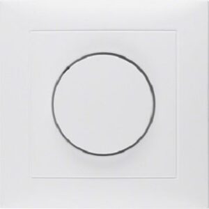 Berker Abdeckplatte polarweiß + Regulierknopf 11309909 – Bild 1