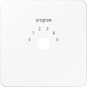 Jung Abdeckung Progr.Wahlschalter CD500 alpinweiss CD594-9WW – Bild 1