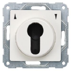 Siemens Jalousie-Schlüsselschalter. DELTA-i-system titanweiss 5TA7664 – Bild 1