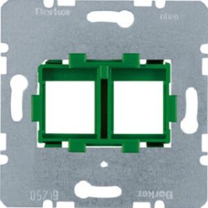 Berker Tragplatte mit grüner Aufnahme 454104 – Bild 1