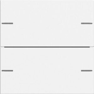 Gira Wippenset 2-fach Tastensor 4 System 55 Reinweiß seidenmatt 575227 – Bild 1
