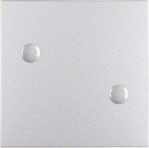 Berker Wippe anschraubbar B.1/B.7 Glas aluminium 15701404 – Bild 1