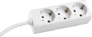 Bachmann Tischsteckdose 3-fach 3m 3G1,5 weiss 387.271S – Bild 1