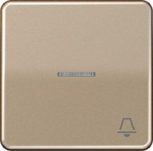 Jung Wippe Symbol Klingel gold-bronze CD590KO5KGB – Bild 1