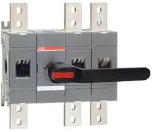 ABB Lasttrennschalter  mit Griff u. Welle 3pol OT1600E12P – Bild 1