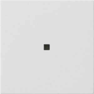 Gira Wippe 1-fach unbedruckt Kontrollfenster System 55 Reinweiß 537103 – Bild 1