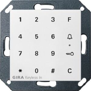 Gira Keyless In Codetastatur System 55 reinweiss seidenmatt 260527 – Bild 1