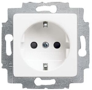 Busch-Jaeger SCHUKO Steckdose Reflex SI alpinweiss 20EUCQ-214 – Bild 1