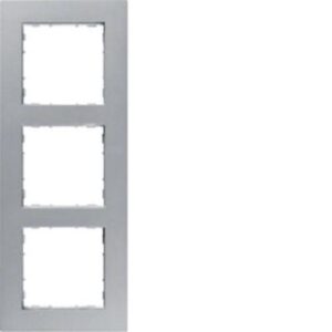 Hager Rahmen 3-fach ART silber WYR536 – Bild 1