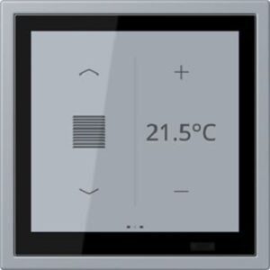 Jung KNX Raumcontroller LS TOUCH, NaV gris clair 59 LCZ459BFD1S257 – Bild 1