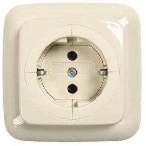 Busch-Jaeger Objektsteckdose 16A Duro 2000 SI weiss 20EUA-212 – Bild 1