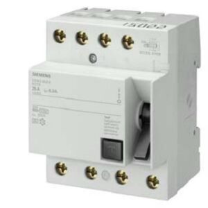 Siemens FI-Schutzeinrichtung 40A Typ A t=70mm 4-p.IFN 30mA 500V 4TE 5SM33546 – Bild 1